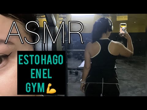 ASMR te muestro mi rutina de pierna y glúteo 