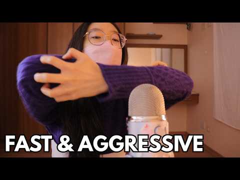 ASMR FAST & AGGRESSIVE FABRIC SCRATCHING (NO TALKING)