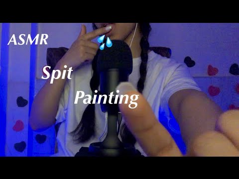 "The Soothing Sounds of Spit Painting: ASMR Art for Relaxation and Creativity"💧💦