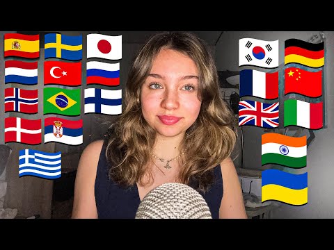 ASMR in 20 Different Languages! 🗣️ (Find Your Language!)