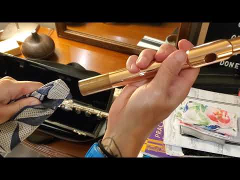 How to take care of a flute ASMR