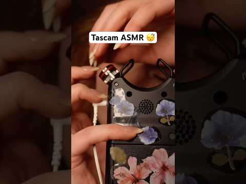 full asmr👆🏻Tascam mouth sounds tapping slow asmr