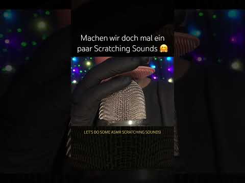 Machen wir doch mal ein paar scratching ASMR Sounds! 💜🫶🏻 #asmr