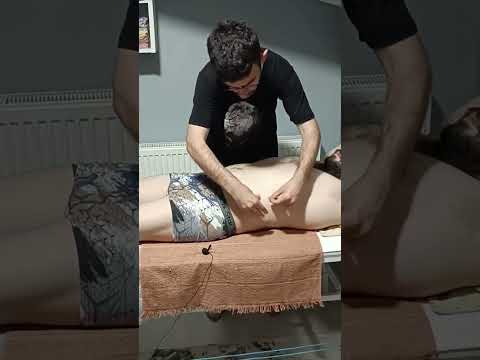 RELAXING MASSAGE FOR CHEST, ARM AND ABDOMINAL AREA #satisfying #relaxing #asmr #shorts #massage