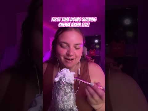 SHAVING CREAM ASMR #tingles #whispering #relax #triggersforsleep #asmr #asmrtriggers #shavingcream