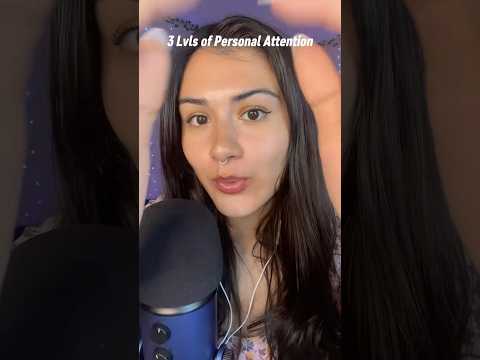 Can you make it through 3 levels of personal attention without tingles? 🤨 #asmr
