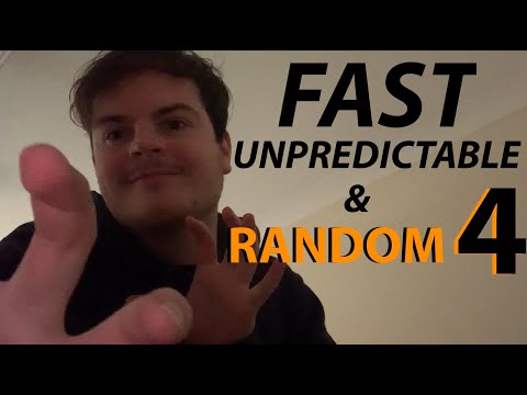 Fast & Aggressive ASMR Unpredictable Random Triggers 4 (lofi) | Invisible Triggers, Table Tapping +