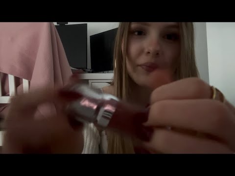 Lo-fi ASMR rambling about my make up | lots of tapping