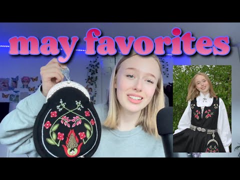 ASMR may favorites 🐬 | norway’s national dress, cake mukbang, show and tell