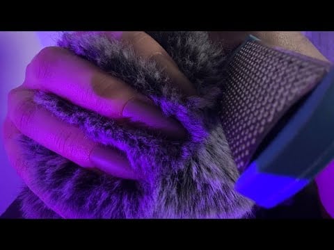 ASMR Fluffy Mic Scratching 💅🏻🤯 | Intense Scalp Massage 💆🏻‍♀️✨ Brain Massage 🧠🫠 (No Talking)