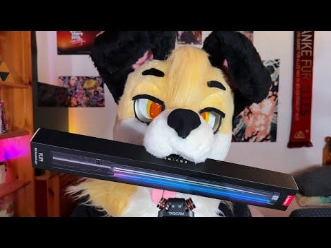 [Furry ASMR] Dog Tries Out New Setup And Tappies