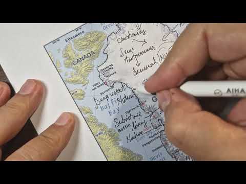 ASMR: Greenland Culture vs American Culture - THE CONTRASTS ! | Stats & Facts | ASMR tracing