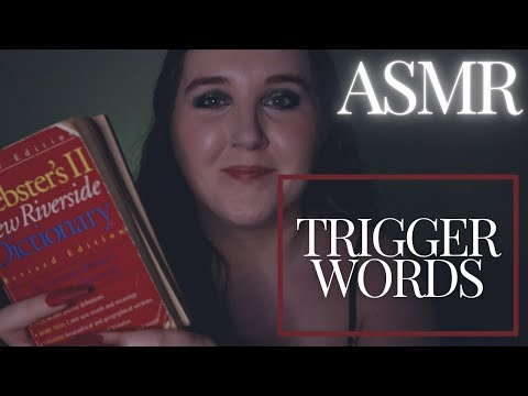 ASMR Dictionary Trigger Words 📕 pt. 55