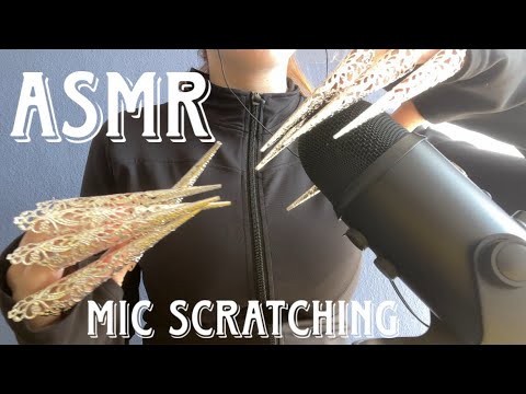 ASMR | Mic scratching ONLY | w/ cover and without cover 