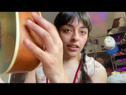 random triggers I could find on my messy bed (one minute asmr)