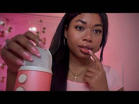 ASMR Mouth Sounds Right on the Mic, Fast Aggressive Mic Scratching, Egg Cracking, Mic Gripping (1HR)