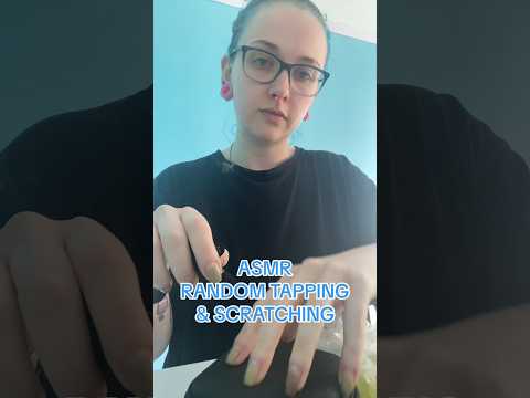 ASMR random tapping & scratching things on my desk 😎 #tappingasmr #asmr #shorts #asmrscratching