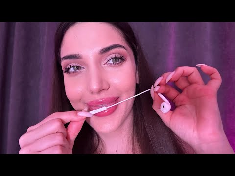 Apple Mic Eating, Mouth Sounds, Hand Movement, Layered, Looped #asmr