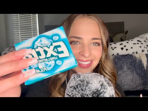 ASMR| Gum Chewing with Minimal Talking 🤐