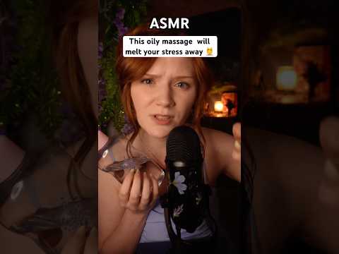 ASMR Back massage Oily Mouth sounds 🥱