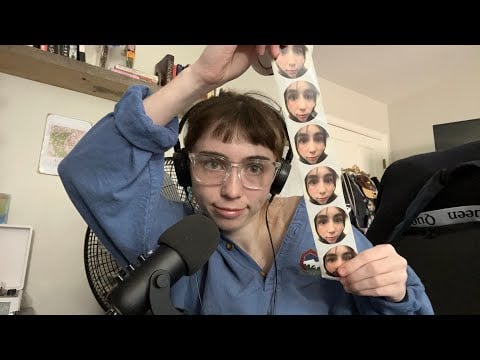 ASMR sticker collection spoken soft 