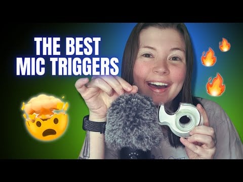 Best Mic Triggers for Deep Tingles | Tape, Drawing, Roller & Scrub Sounds