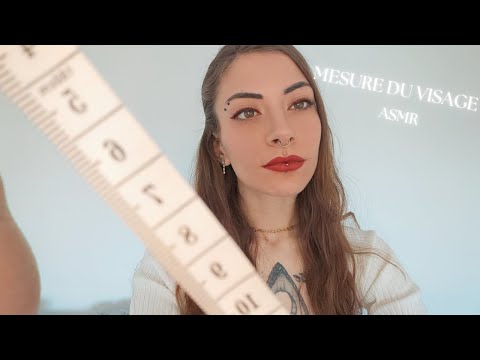 ASMR ROLEPLAY | JE MESURE TON VISAGE | CHUCHOTEMENT