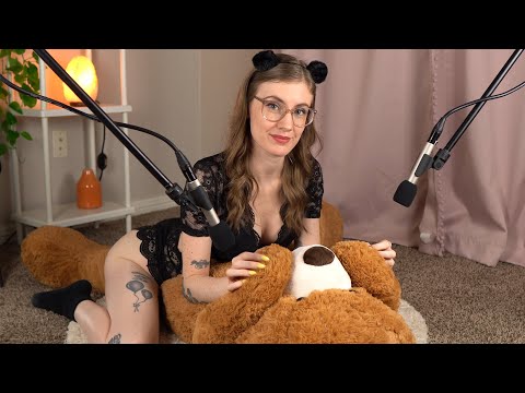 ASMR ~ You got your girlfriend a GIANT teddy bear