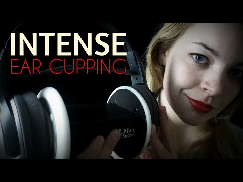 ASMR Intense Ear Cupping | Headphones, Brushing, Ear-to-Ear Whispering [Binaural]