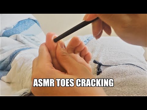 Toes Massage with Chopsticks | Toes Cracking & Foot Massage | Massage ASMR