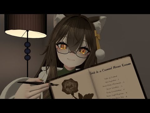 My MOST Detailed ASMR Yet! Soft Spoken Cranial Nerve Exam
