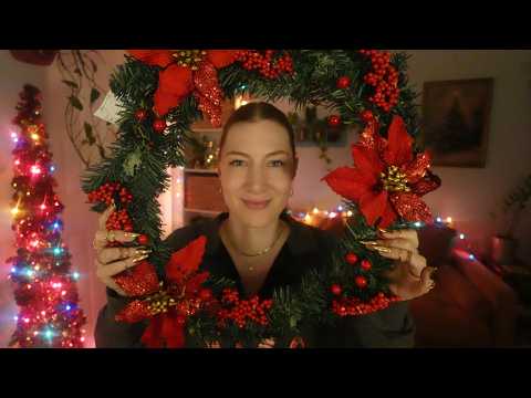 ASMR Decorate for Christmas with me!! 🎄