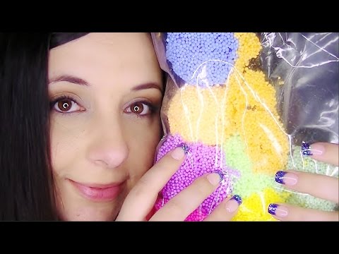 ASMR Binaural Tingle Blitz: Floam Play Foam Toy