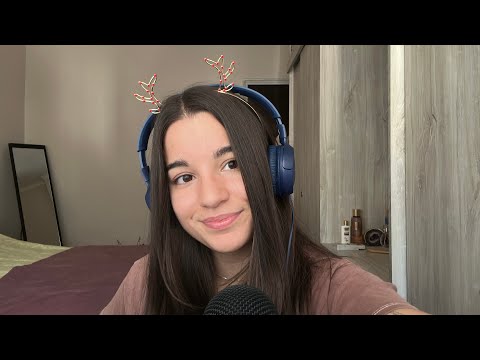 ASMR con PALABRAS y OBJETOS NAVIDEÑOS🎄 triggers + triggerwords 