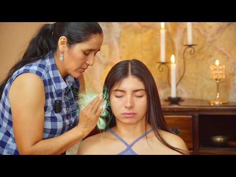 Doña Esperanza's energy healing relaxation massage with soft whispering ASMR sounds