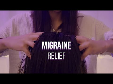 ASMR Scalp Massage for Migraine Relief & Deep Relaxation 💤