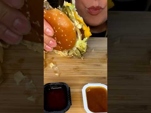 Big Mac from McDonald’s #shorts #asmr #foodie #mcdonalds