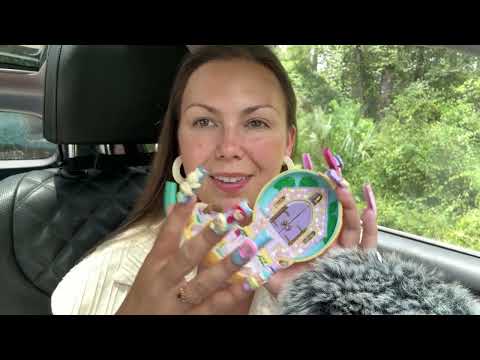 asmr/ whispers + Polly Pocket chat 💬 (xl nails💅🏼) and fortune telling🌙🔮 