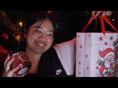 ASMR ✨ A Small What I Got For Christmas Haul :))