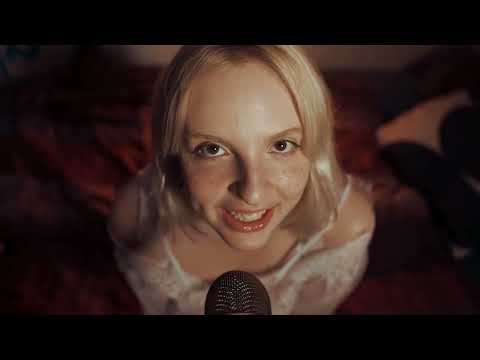 ASMR _ Slobbering on the Microphone and Kiss (4K)(720P)