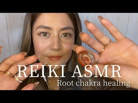 ASMR REIKI｜Root chakra healing｜第一チャクラ｜whisper｜レイキヒーリング｜Energy Healing｜眠くなる｜ルートチャクラ