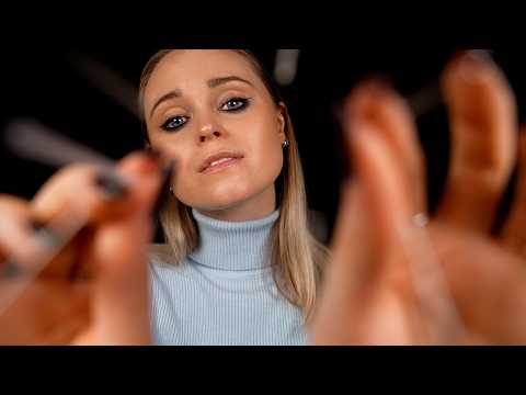 ASMR | FACE inspection with ACUPUNCTURE