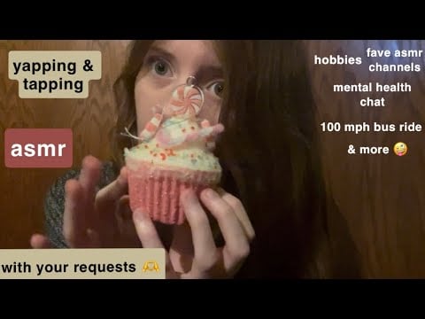 asmr yapping & tapping 🗣️ rambling for 2.5 hours (lofi) 🩶