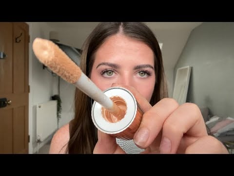 ASMR Doing your makeup 💄 (Personal attention and layered sounds) *Super Realistic*