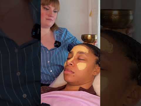ASMR Skincare, Facial, Head Massage Pampering🩷 #asmr #asmrtingles #asmrrealperson #asmrpersonalcare