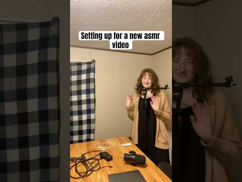 Sneak peak of my asmr room I film in #asmrshorts #behindthescenes #asmrsoftspoken