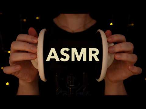 ASMR | high mic sensitivity, dry Ear Massage & layered Ambience - short nails, no talking