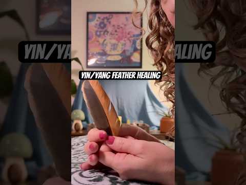 Energetic balancing #reikiforsleep #relax #asmr #feathersweeps