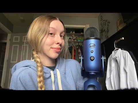 ASMR NEW blue yeti mic test (mouth sounds, hand sounds, lotion sounds) 😴