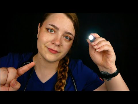 Hospital Night Nurse Examination (Cranial Nerve Exam, Stethoscope, Reflex Tests) 🩺 ASMR Medical RP